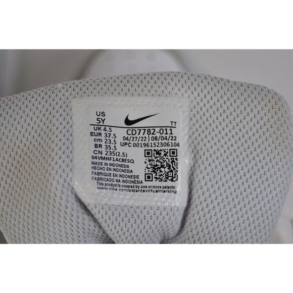 Nike Court Borough Mid 2 Sneakers Pure Platinum/Mint Youth Size 5 Pre-Owned - Picture 13 of 13